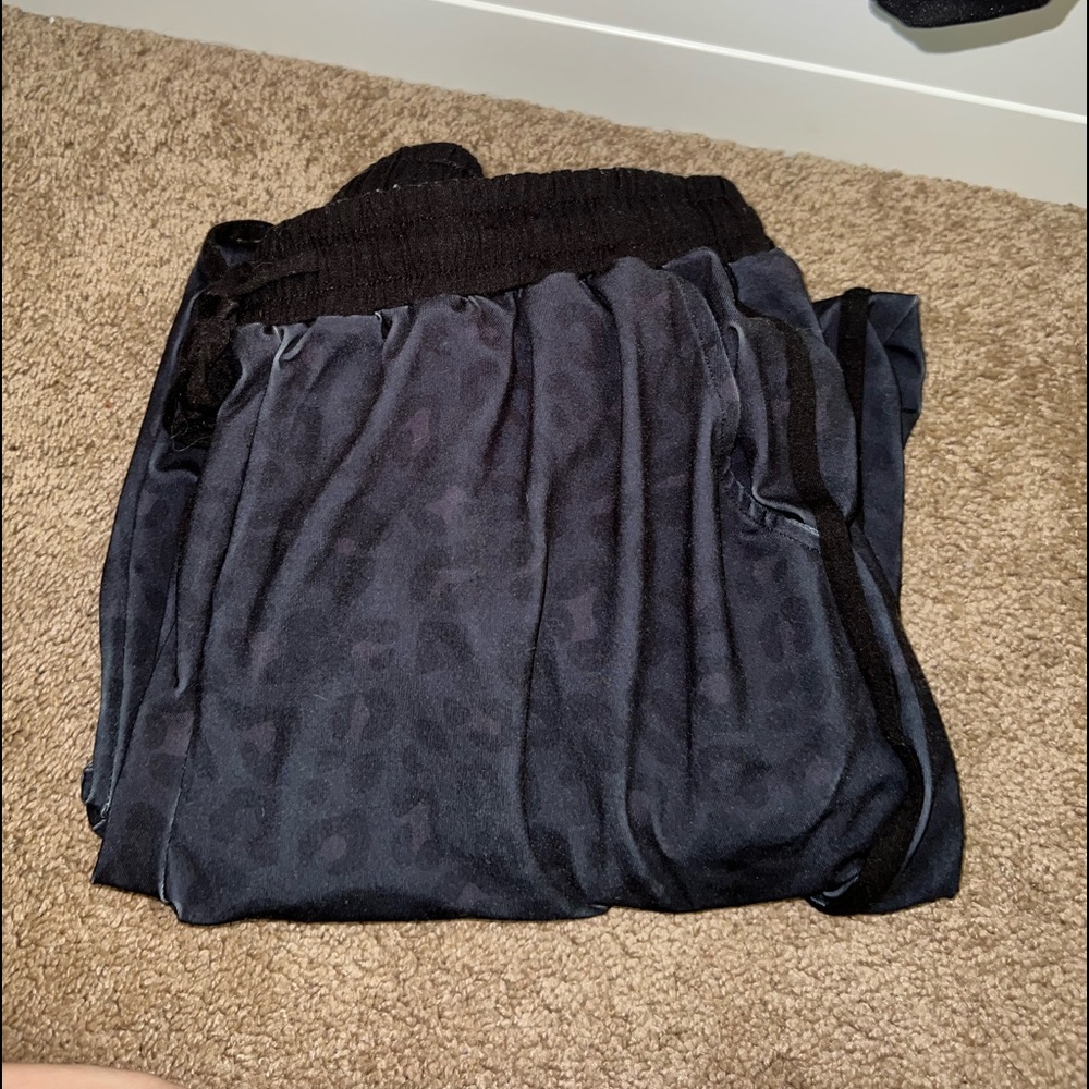 Leopard print joggers